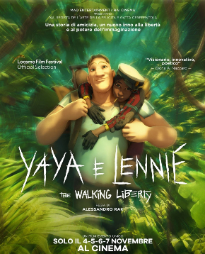 lennie tiene sulle spalle yaya nel poster ufficiale del film - nerdface
