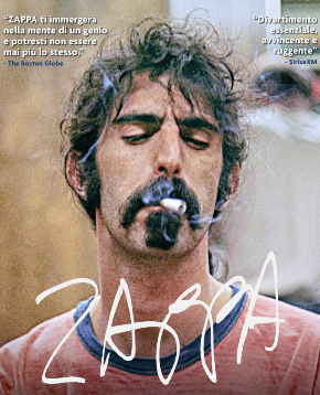 il poster ufficiale mostra zappa coi capelli legati mentre fuma - nerdface