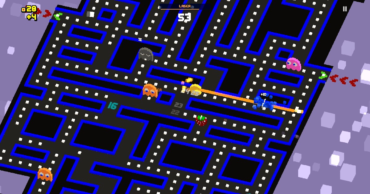 Un livello di pac-man - nerdface