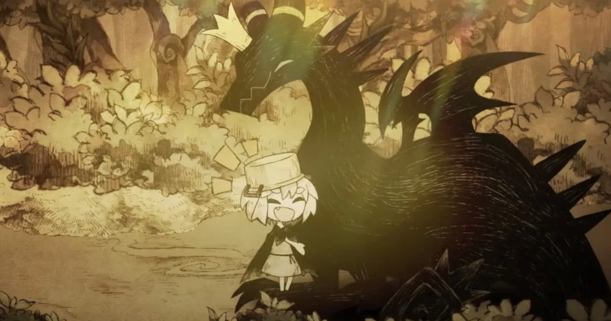 Yuu abbraccia un drago con una corona in testa - nerdface