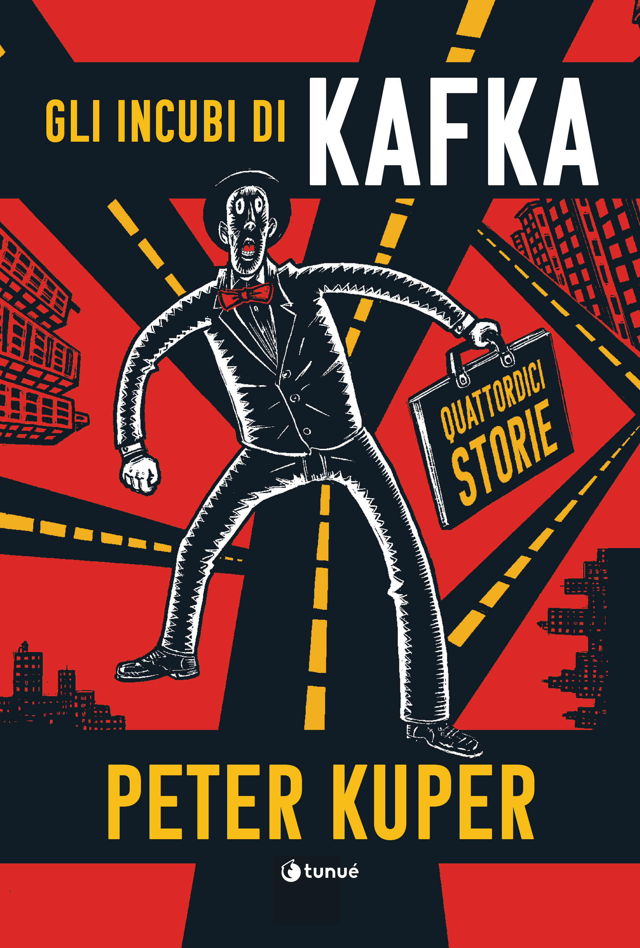 Copertina del fumetto Gli Incubi di Kafka di Tunué - nerdface