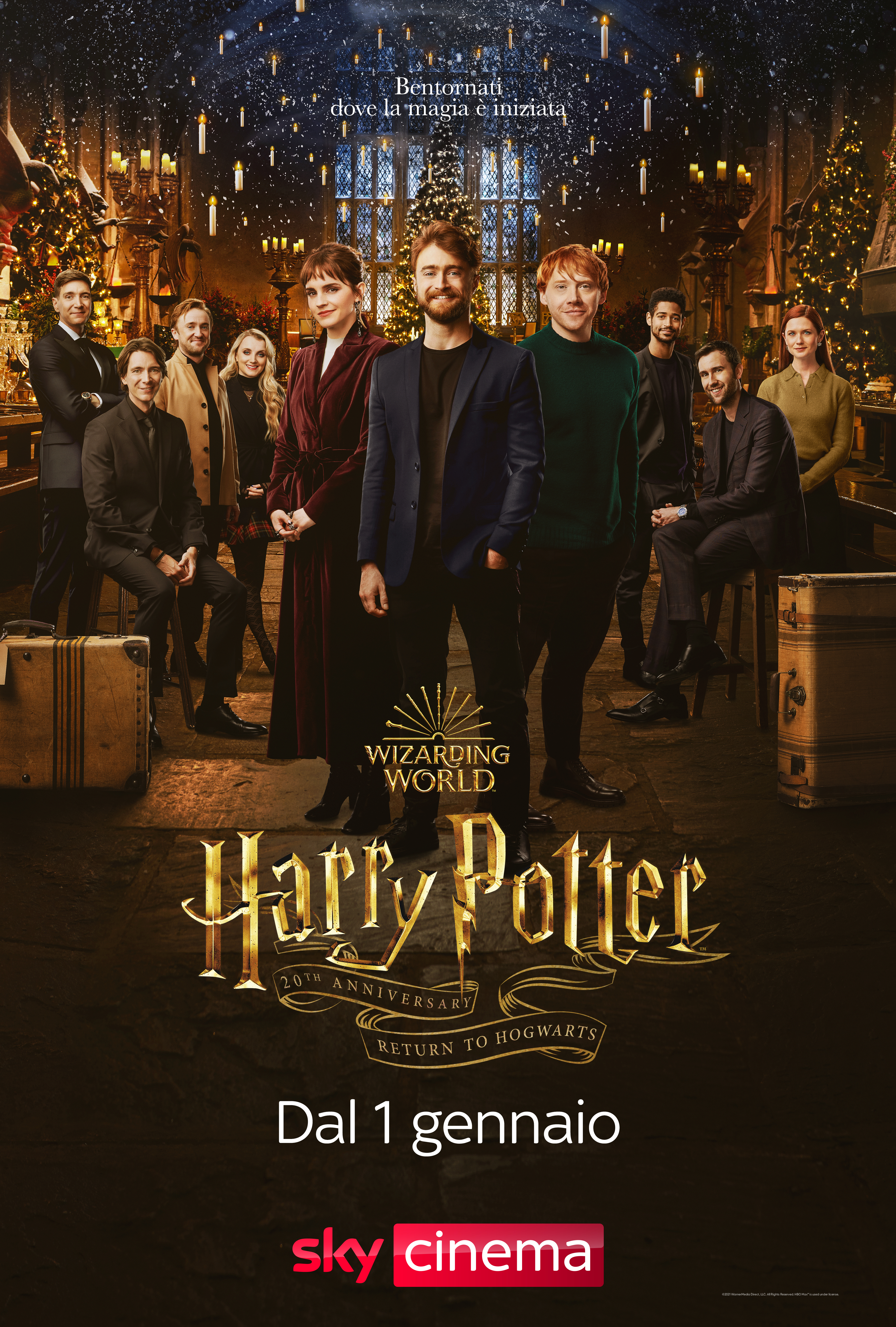 I componenti del casr di Harry Potter si ritrovano per il 20th Anniversary - nerdface