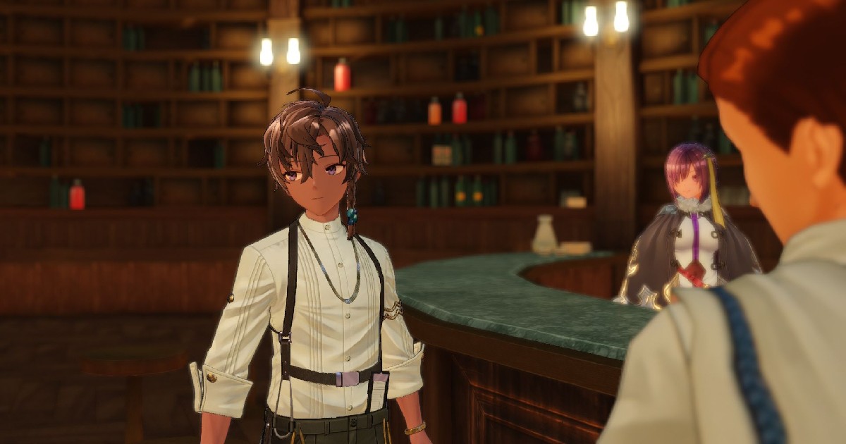 Personaggi di Atelier Sophie 2 in una biblioteca - nerdface