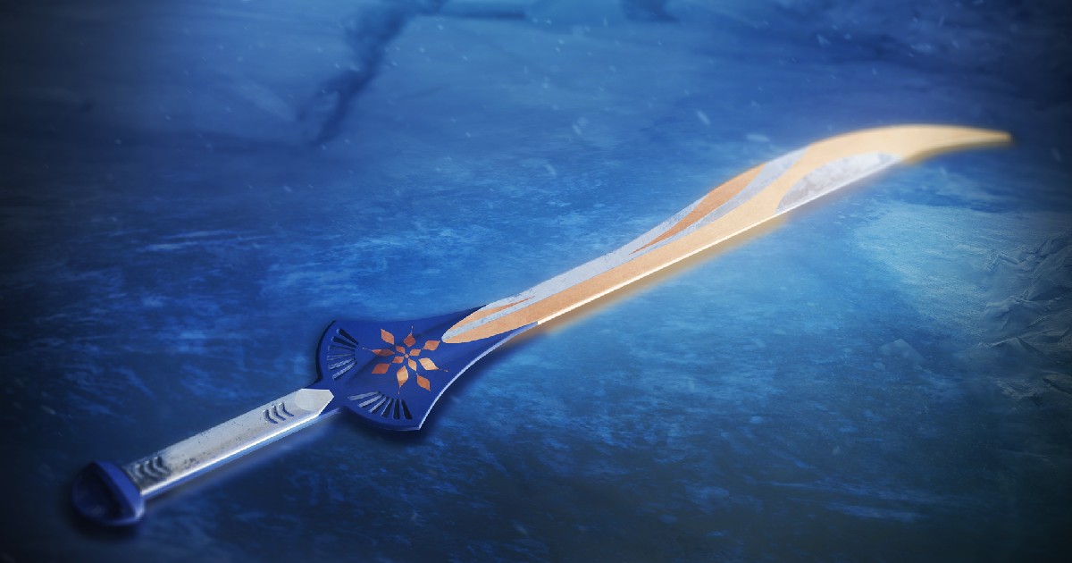 una spada dell'evento aurora di destiny 2 - nerdface