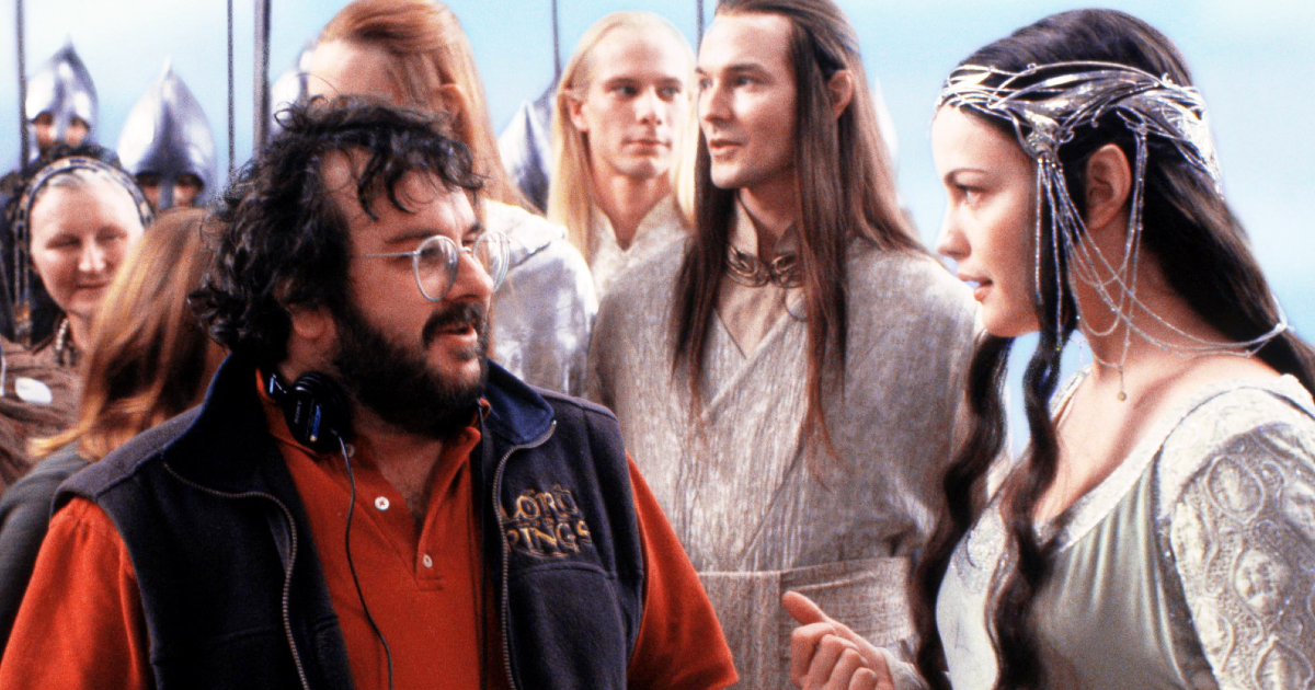 peter jackson parla con liv tyler - nerdface