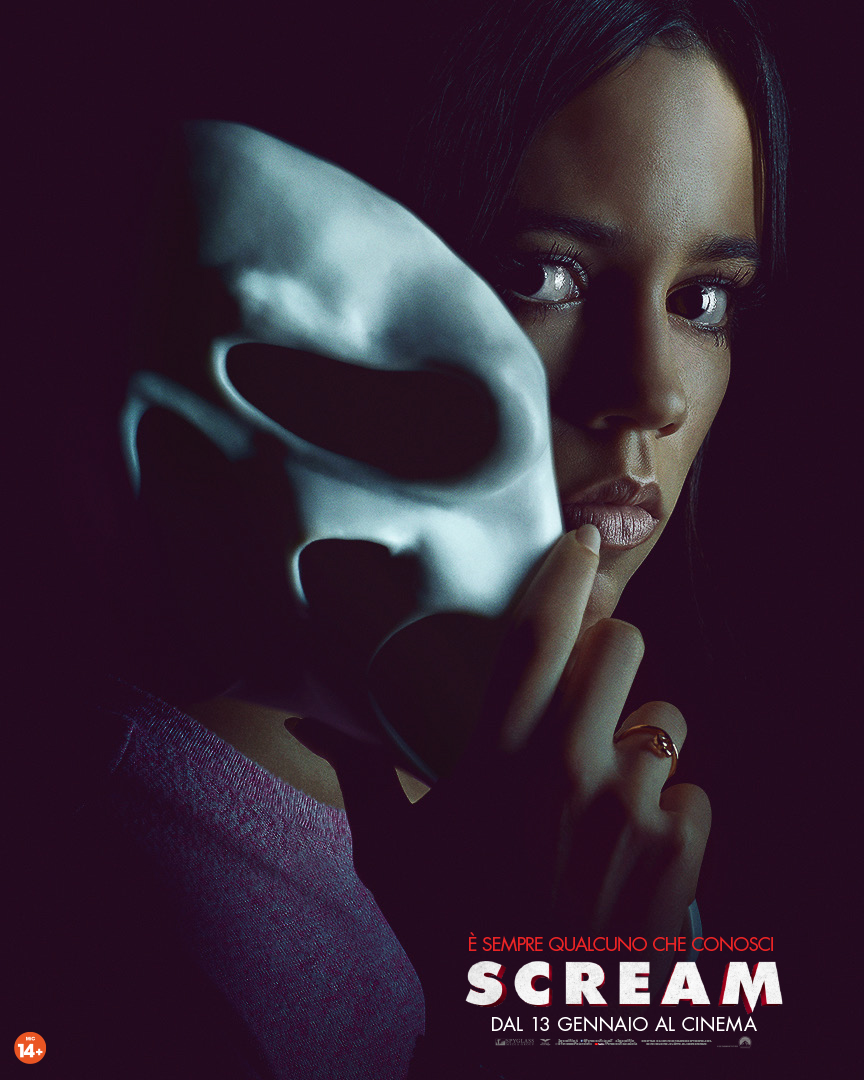 uno dei poster dei personaggi di scream - nerdface