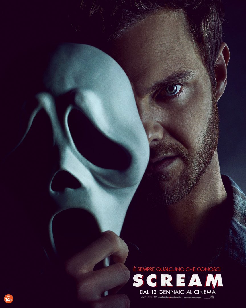 uno dei poster dei personaggi di scream - nerdface