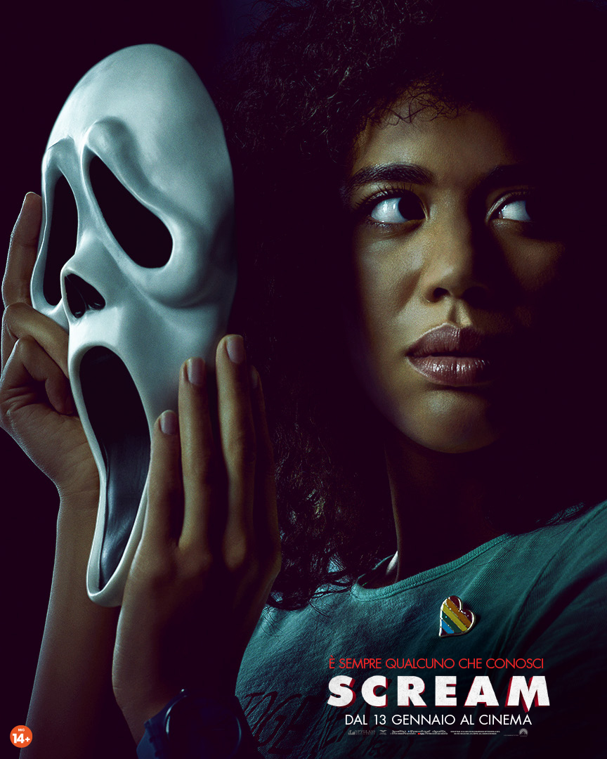 uno dei poster dei personaggi di scream - nerdface