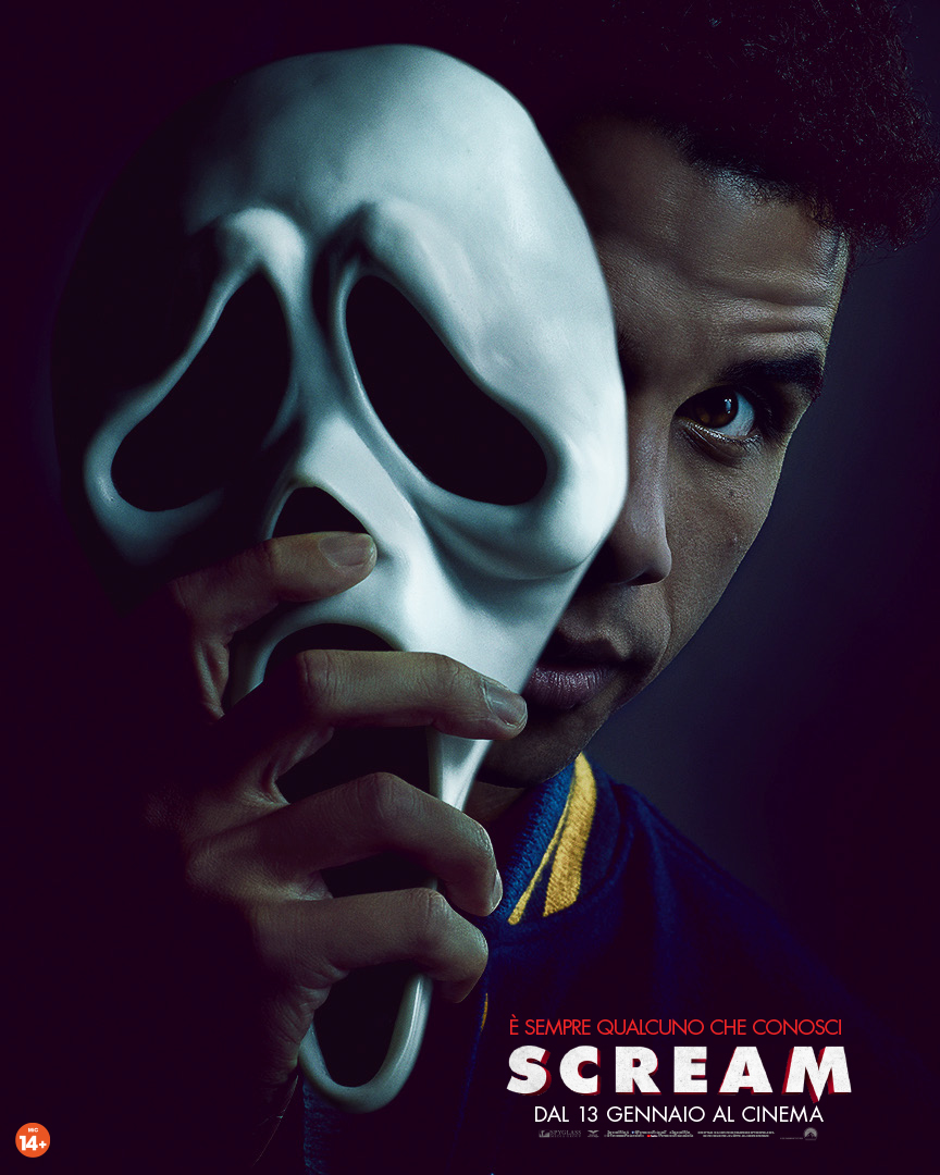 uno dei poster dei personaggi di scream - nerdface