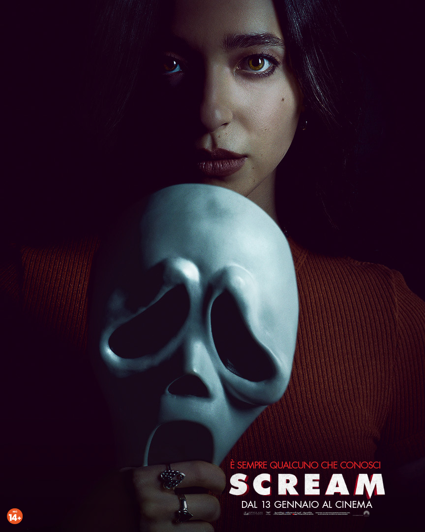 uno dei poster dei personaggi di scream - nerdface