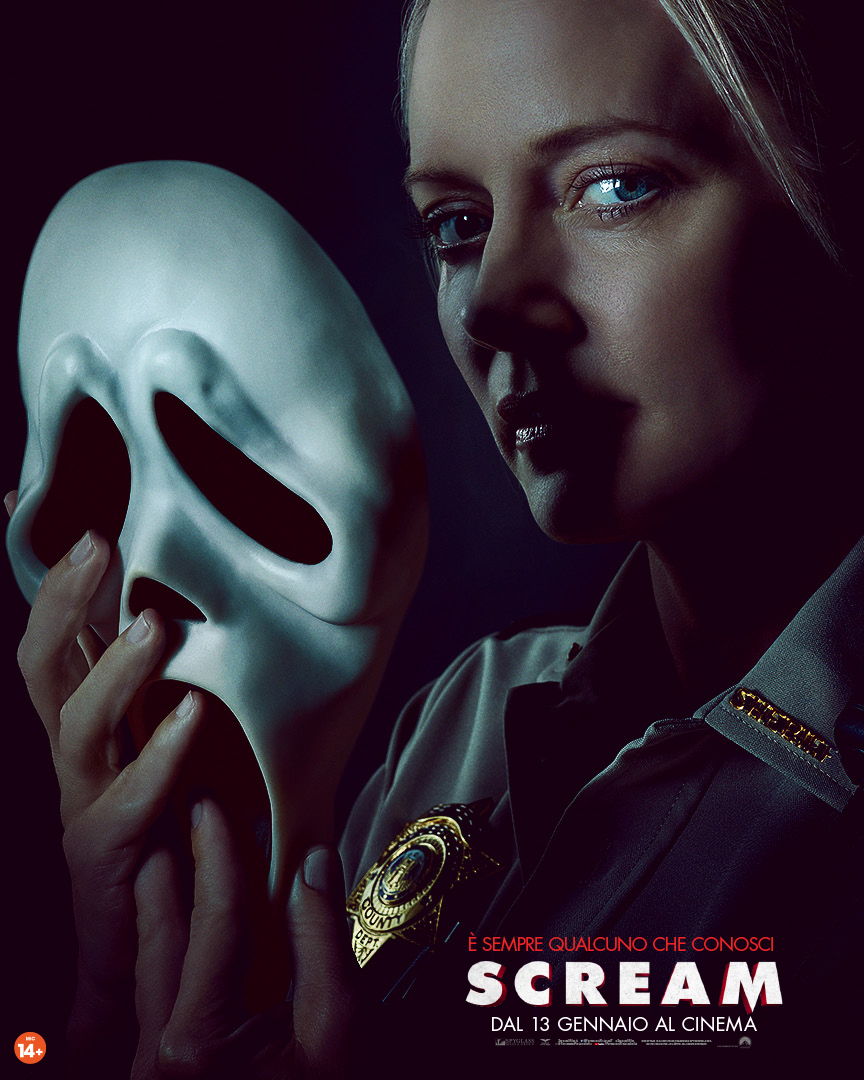 uno dei poster dei personaggi di scream - nerdface