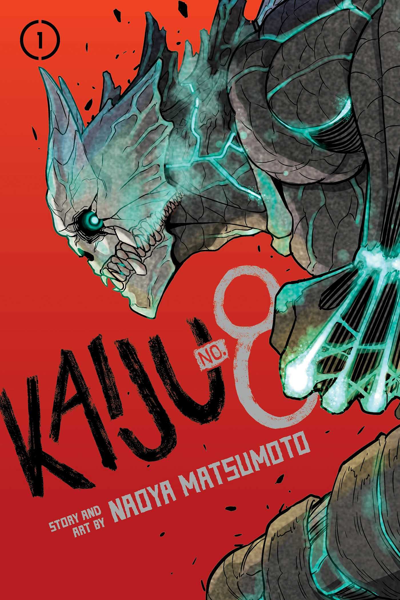la copertina internazionale di kaiju no 8 - nerdface
