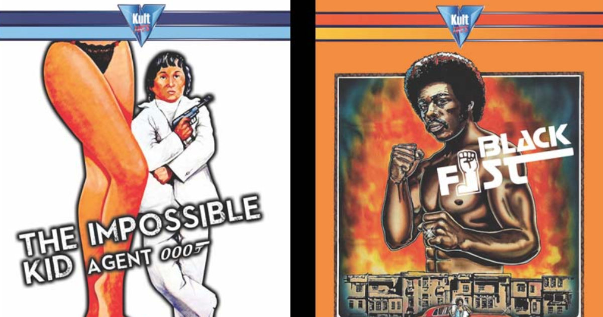 due copertine dei dvd della kult tapes - nerdface