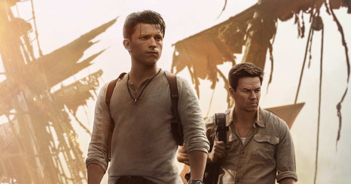 nathan drake e sully insieme nell'nella clip dell'adattamento cinematografico di Uncharted - nerdface