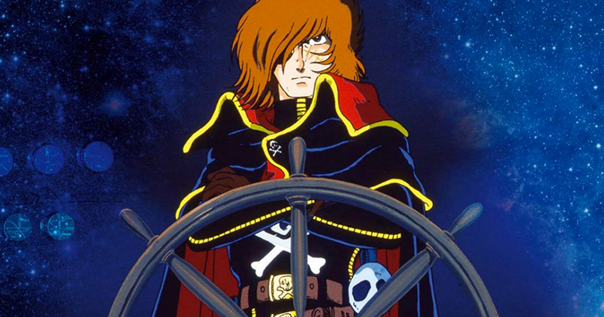 l'icona creata da leiji matsumoto: capitan harlock al timone dell'arcadia - nerdface