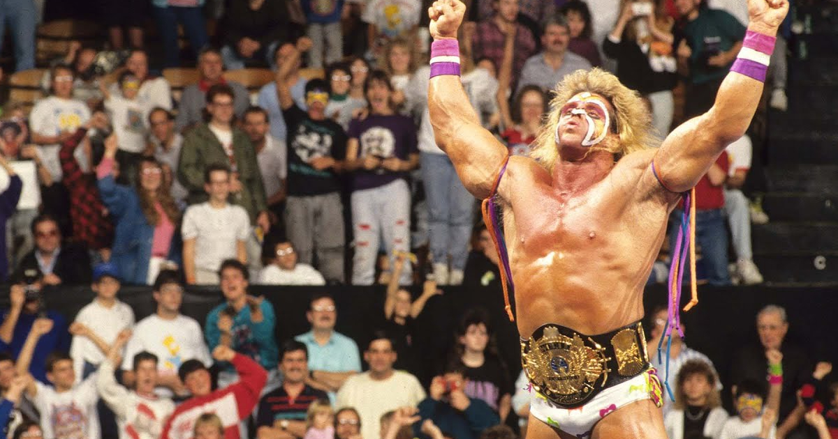 ultimate warrior esulta braccia al cielo sul ring: avrà vinto una royal rumble? - nerdface