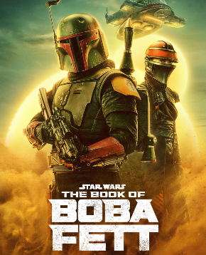 il poster della serie mostra i due prtoagonisti, boba fett e fennec shand - nerdface