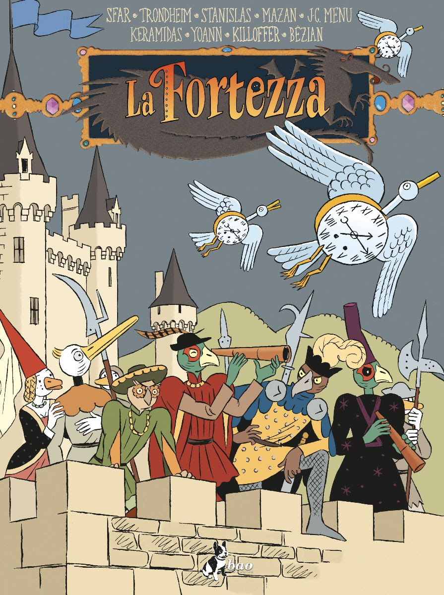 i personaggi de la fortezza guardano oltre le mura della loro città nel quarto volume della serie - nerdface