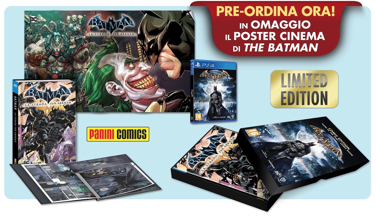 tutti i contenuti della comic edition di Batman: Arkham Asylum - nerdface