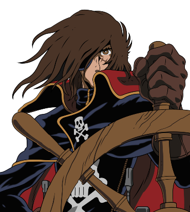 harlock al timone della sua arcadia - nerdface