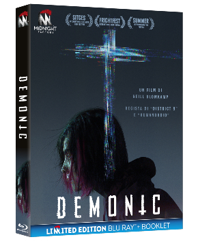 la cover del limited edition blu-ray di demonic - nerdface