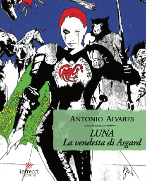 il ritratto disegnato di luna nella cover del libro - nerdface