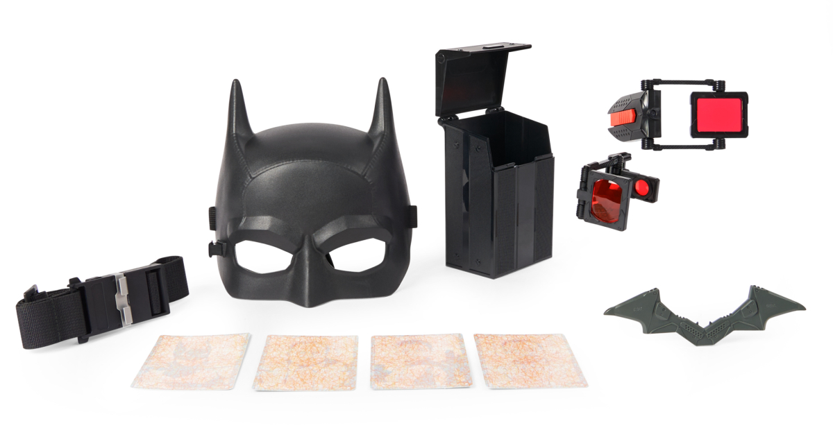 il set della maschera di batman di spin master - nerdface
