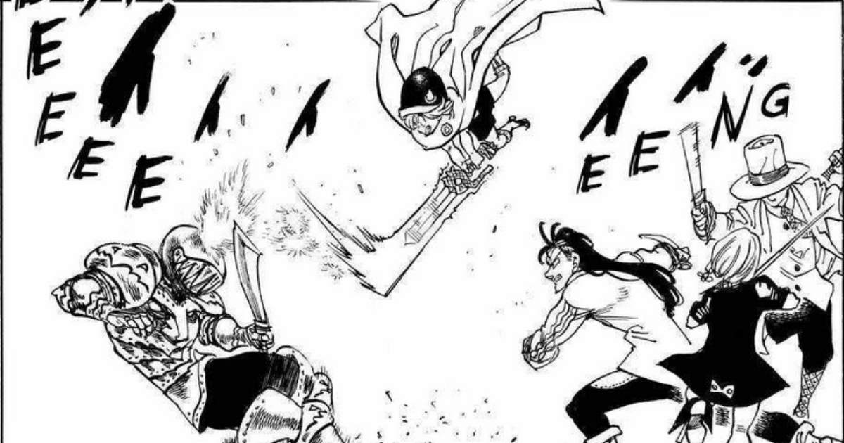 i protagonisti del manga combattono con un nemico - nerdface