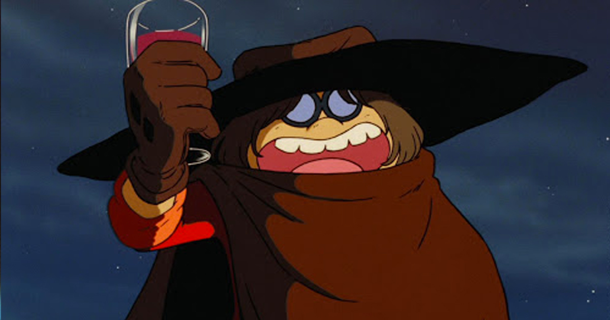 l'aiutante di capitan harlock brinda con un calice di rosso - nerdface