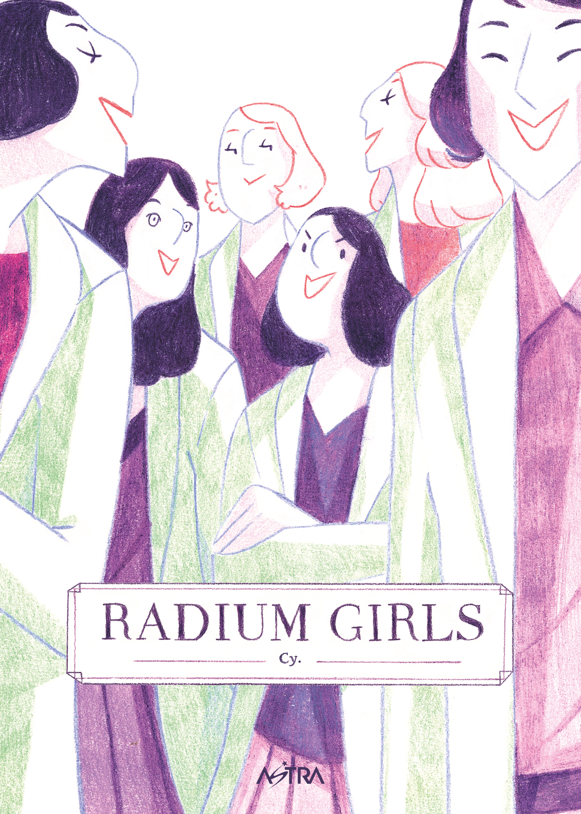 le protagoniste di radium girls nella copertina del graphic novel - nerdface