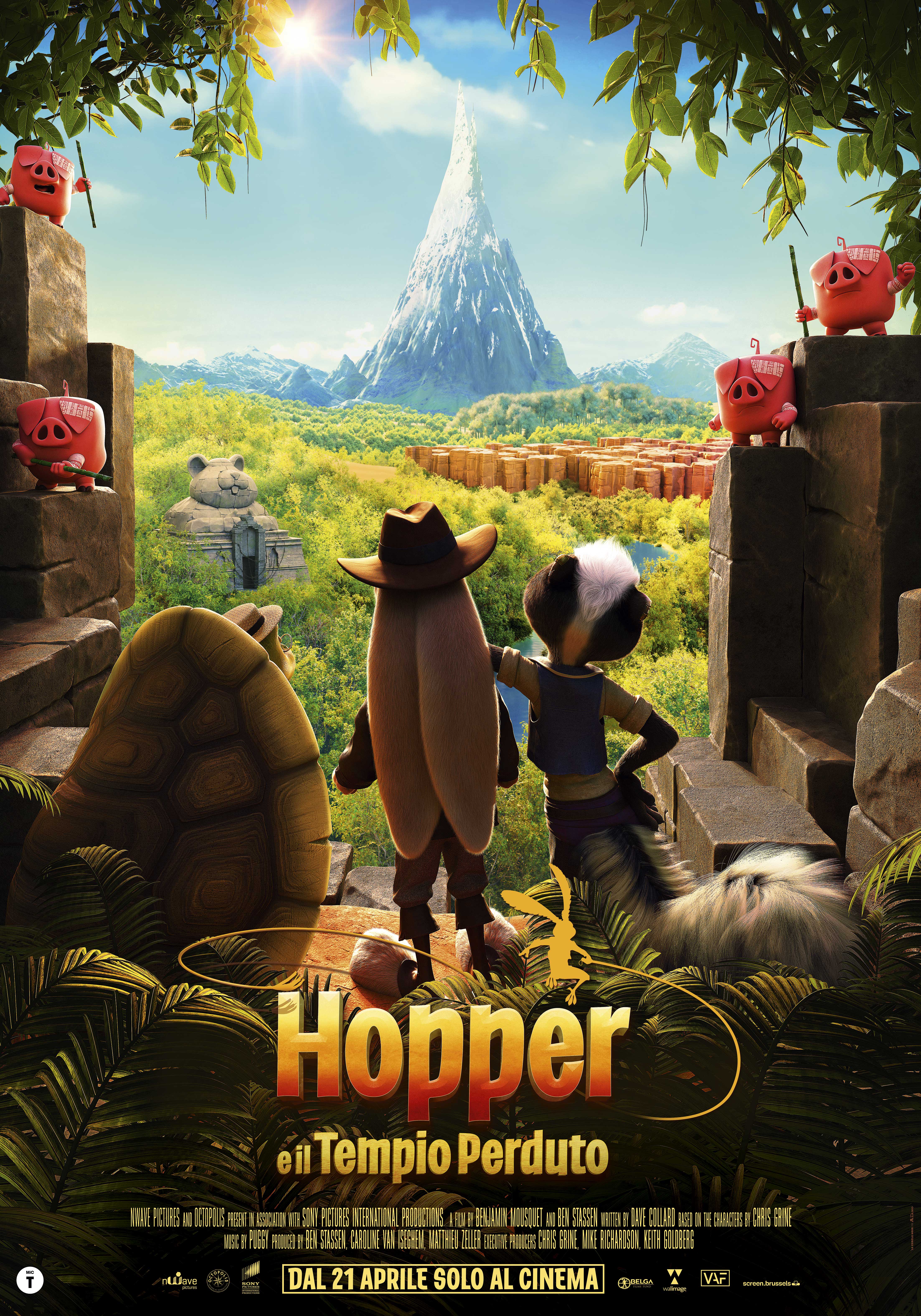 i protagonisti di hopper e il tempio perduto sono di spalle nel poster ufficiale del film - nerdface