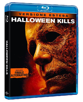 la cover del blu-ray con la versione estsa del film mostra la maschera bruciata di michael myers - nerdface