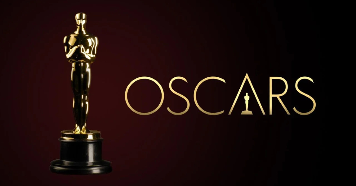 la celebre statuetta dei premi oscar accanto alla scritta oscar - nerdface