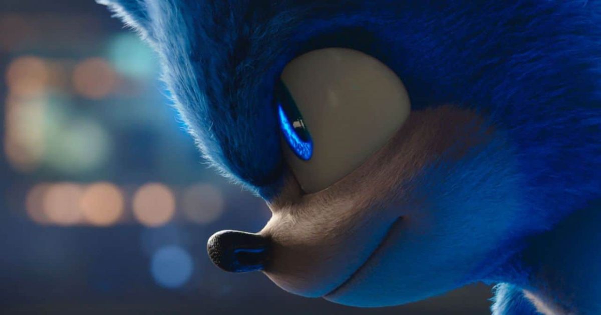 sonic sorride con uno sguardo agguerrito - nerdface