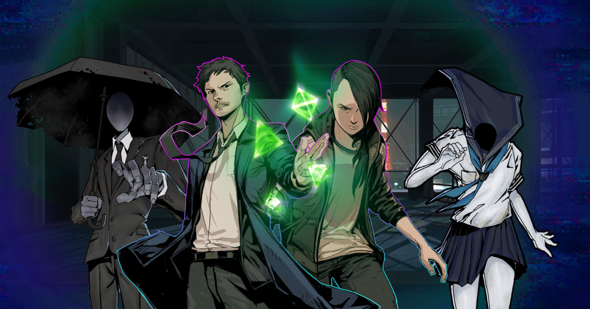 i personaggi della visual novel di ghostwire tokyo in un'immagine promozionale - nerdface