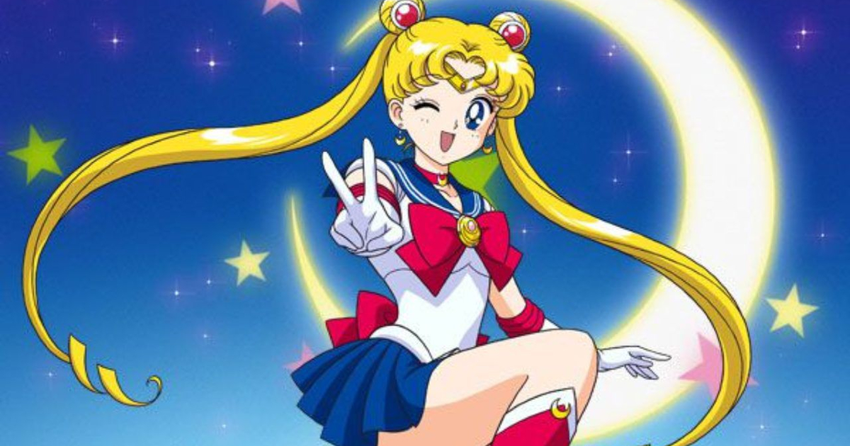 sailor moon strizza l'occhio e fa il segno della vittoria - nerdface