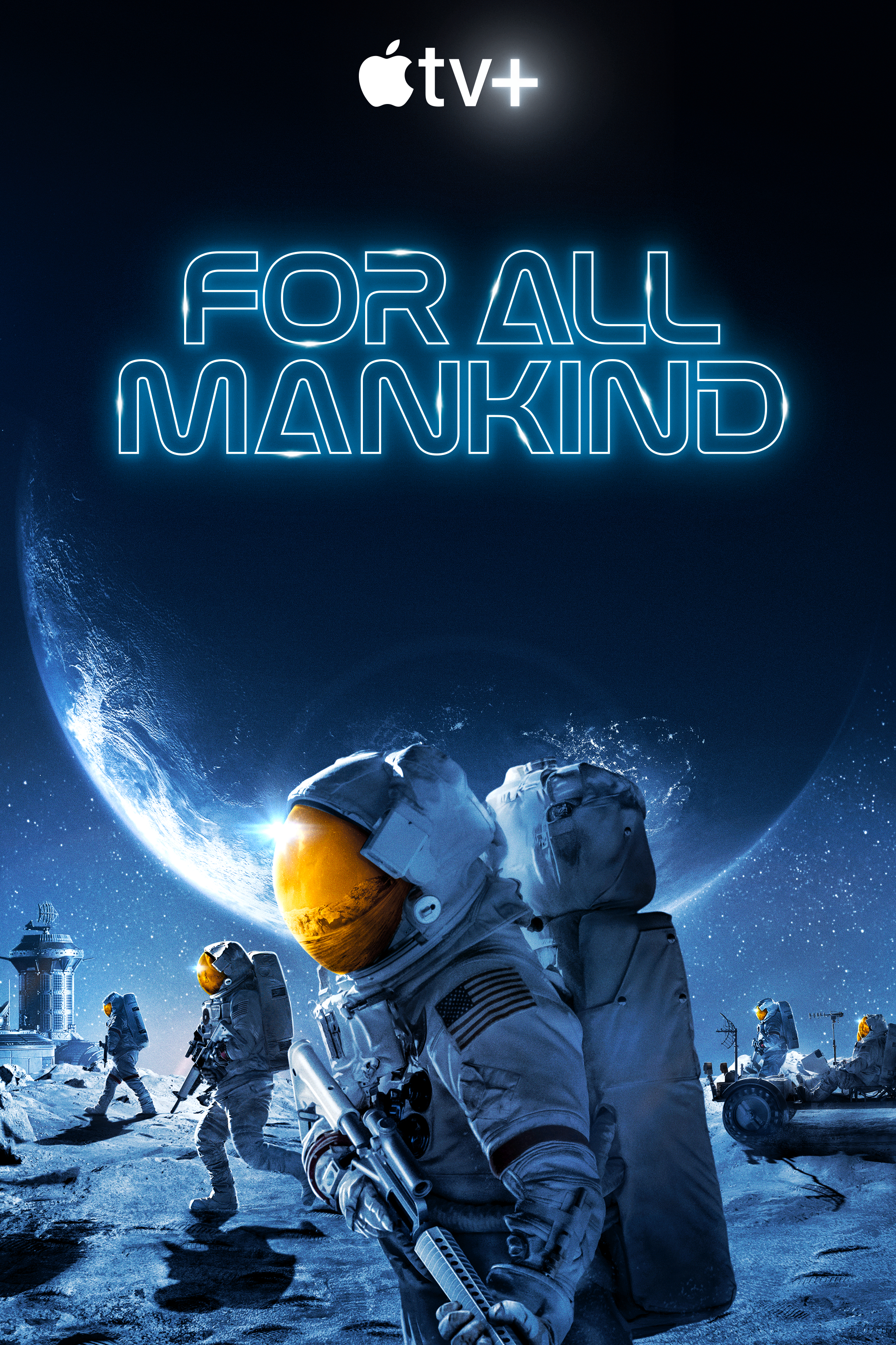 gli astronauti nel poster della terza stagione di for all mankind - nerdface