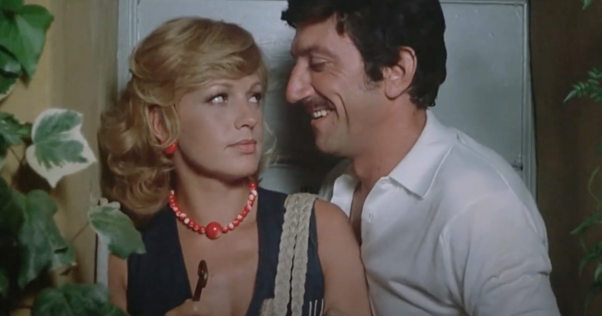 Catherine Spaak e gigi proietti nel film febbre da cavallo - nerdface