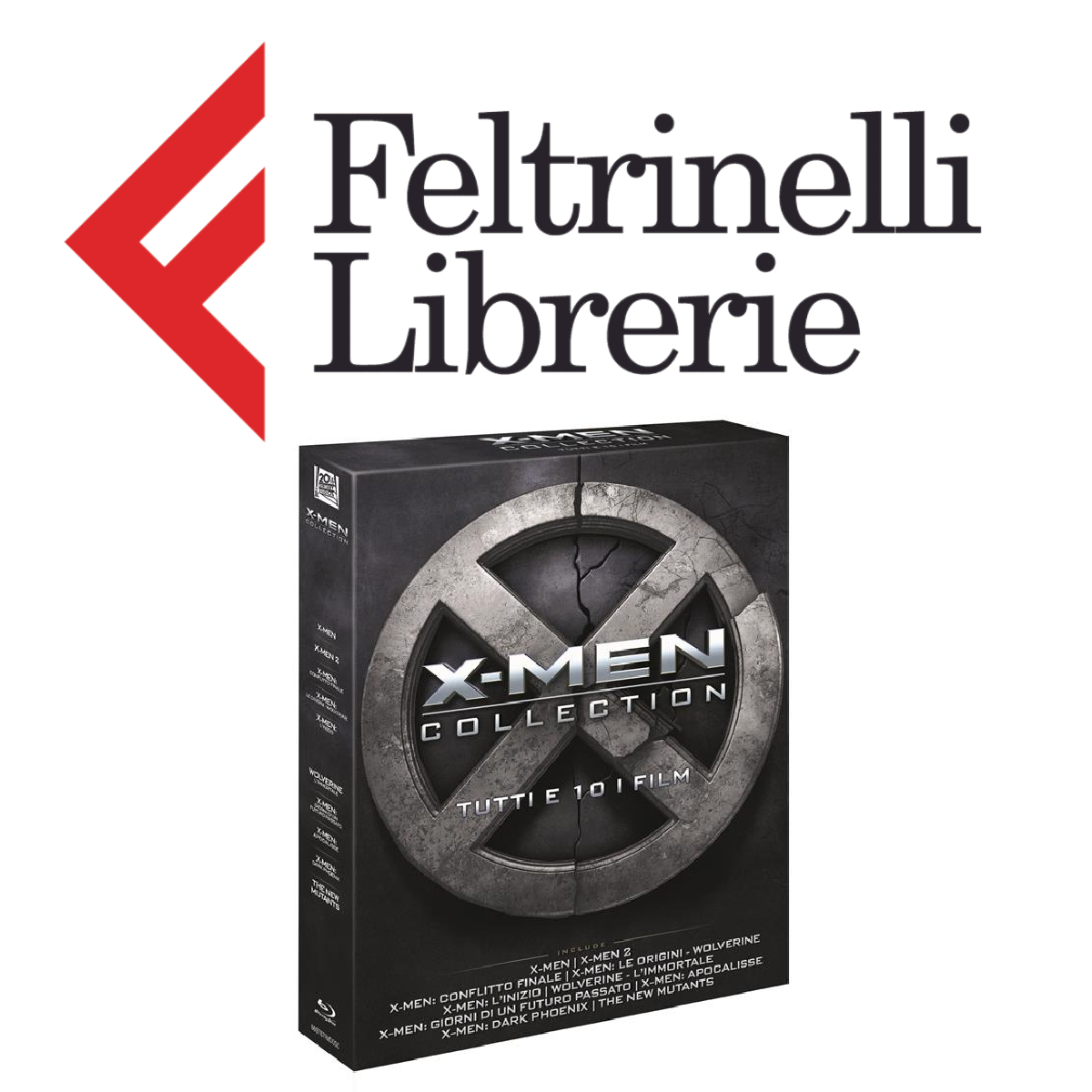 lo shop feltrinbelli dove acquistare il cofanetto in blu-ray dei film degli x-men - nerdface