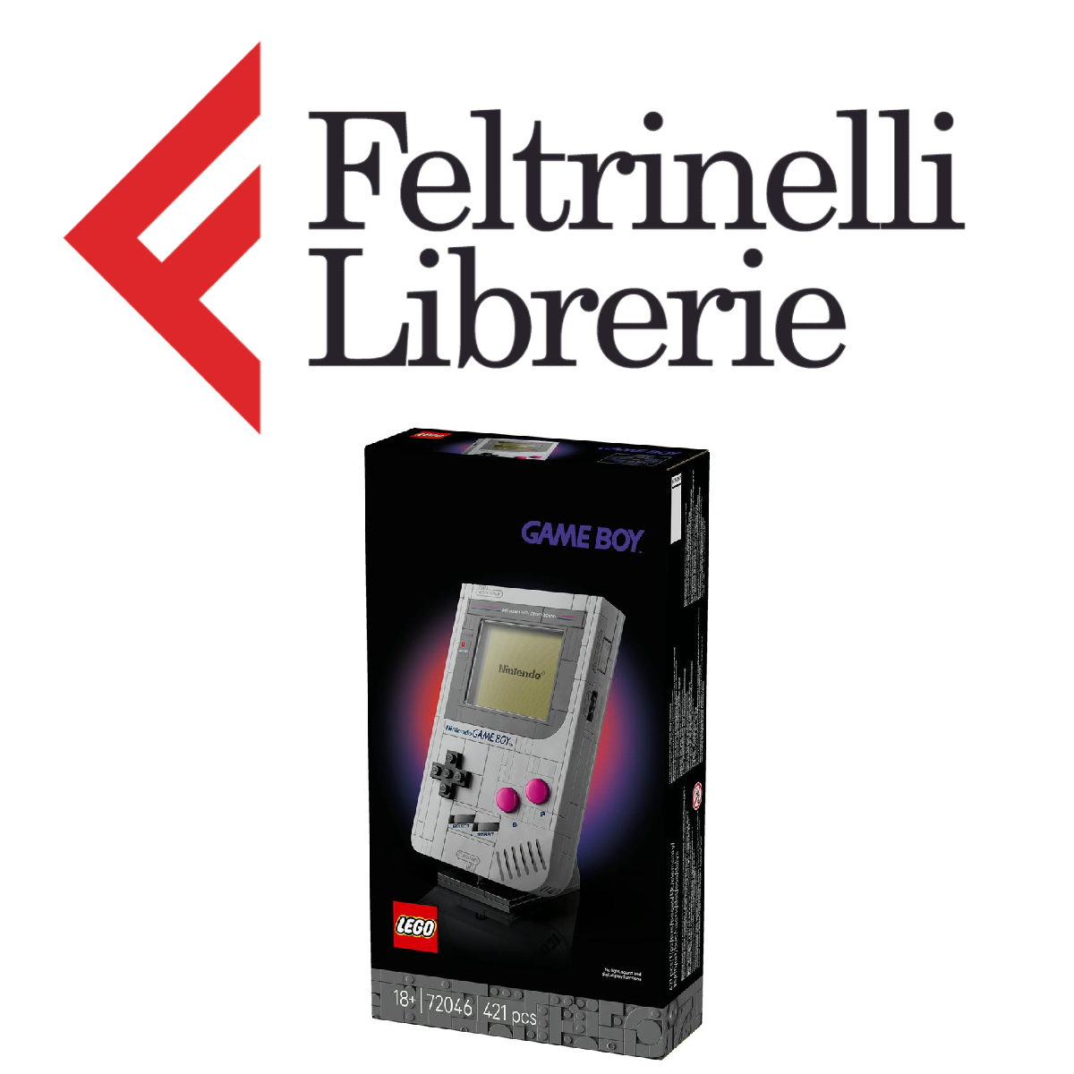 lo shop feltrinelli dove acquistare il lego game boy - nerdface