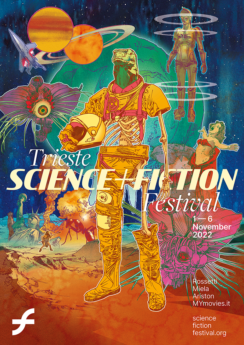 il poster ufficiale del Trieste Science+Fiction Festival - nerdface