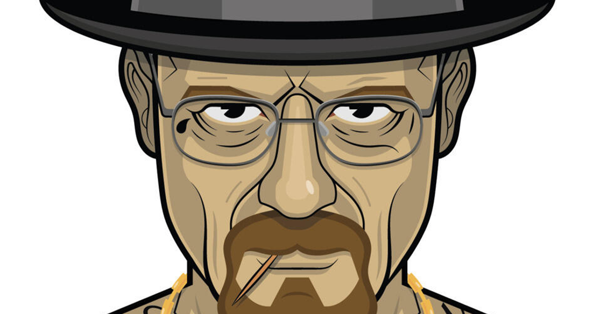 walter white guarda in cagnesco dalla copertina - nerdface