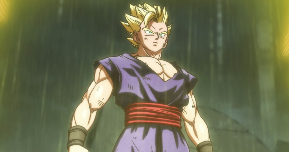 gohan è super saiyan in un'immagine di dragon ball super super hero - nerdface