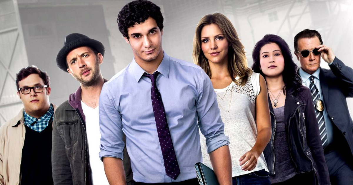 i protagonisti di scorpion in un'immagine promozionale della serie - nerdface