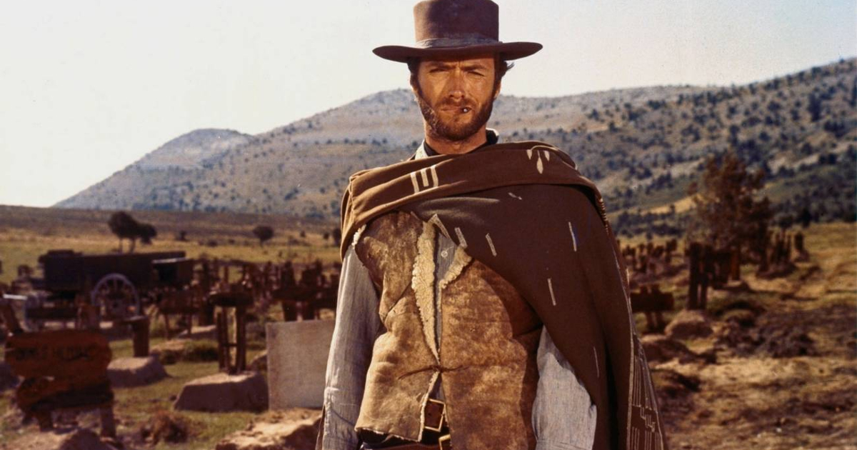 clint eastwood con sigaro e cappello ne il buon il brutto e il cattivo - nerdface