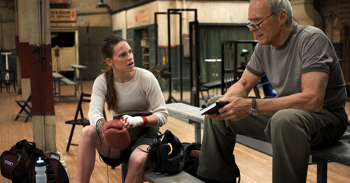 clint eastwood sul set di million dollar baby - nerdface