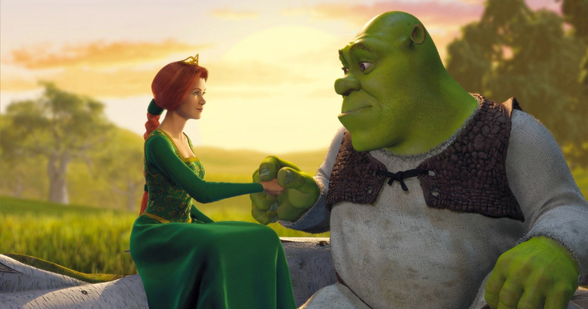 shrek tiene la mano della sua sposa umana - nerdface