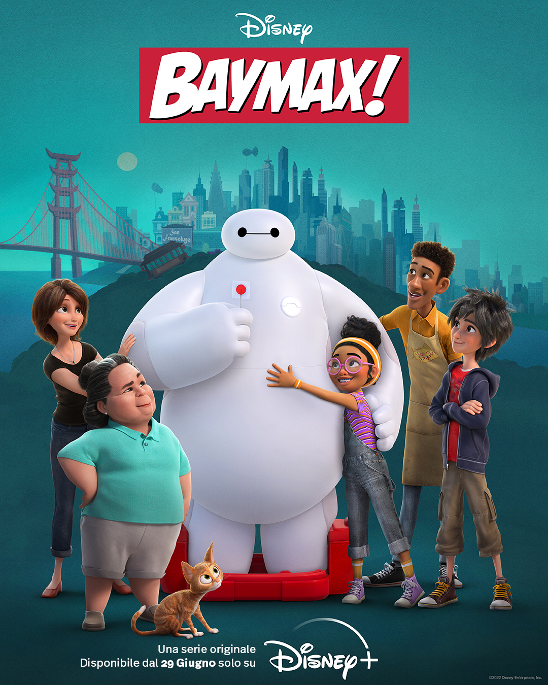 baymax è circondato da bambini - nerdface