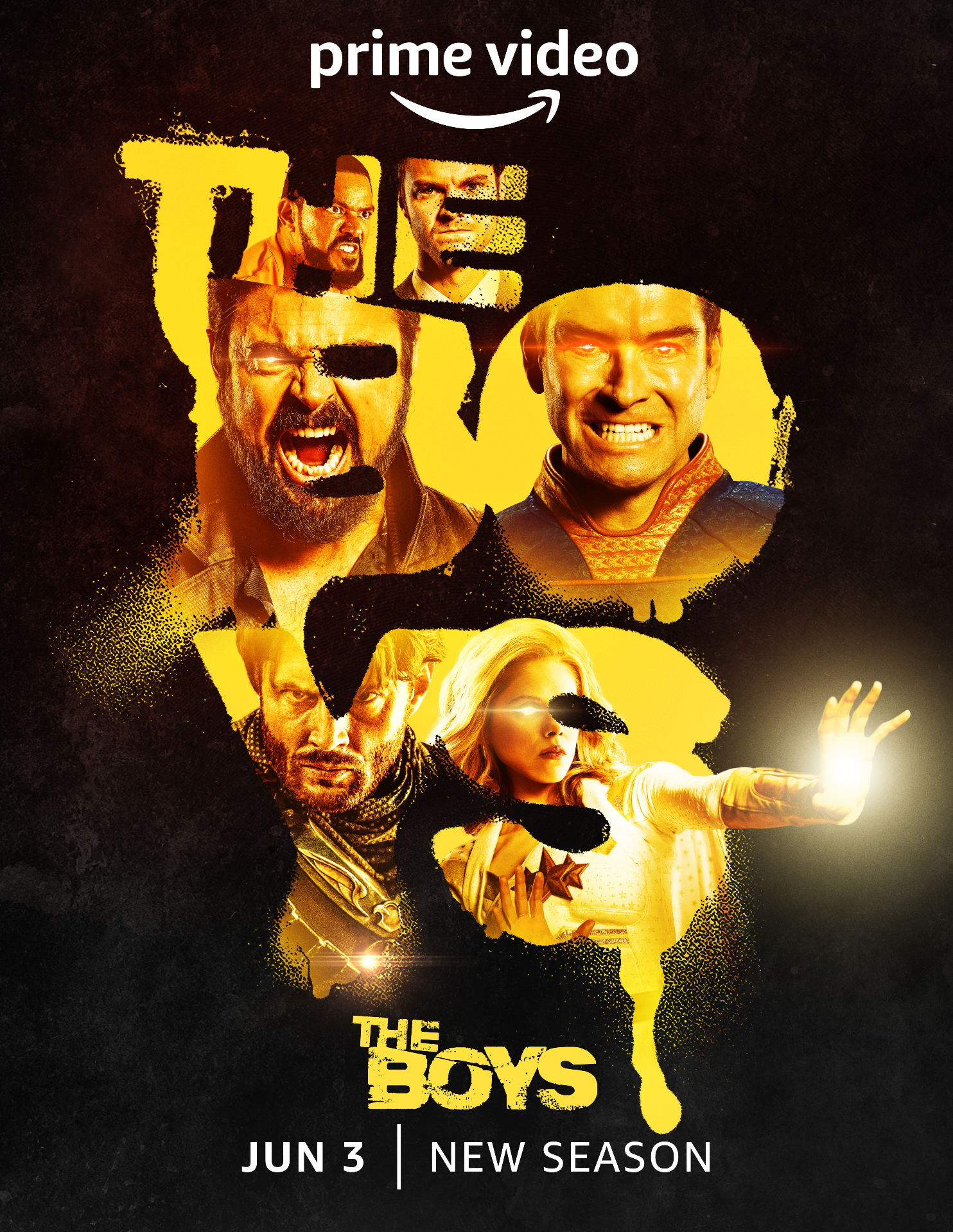 il poster ufficiale di the boys 3 mostra tutti protagonisti molto arrabbiati - nerdface