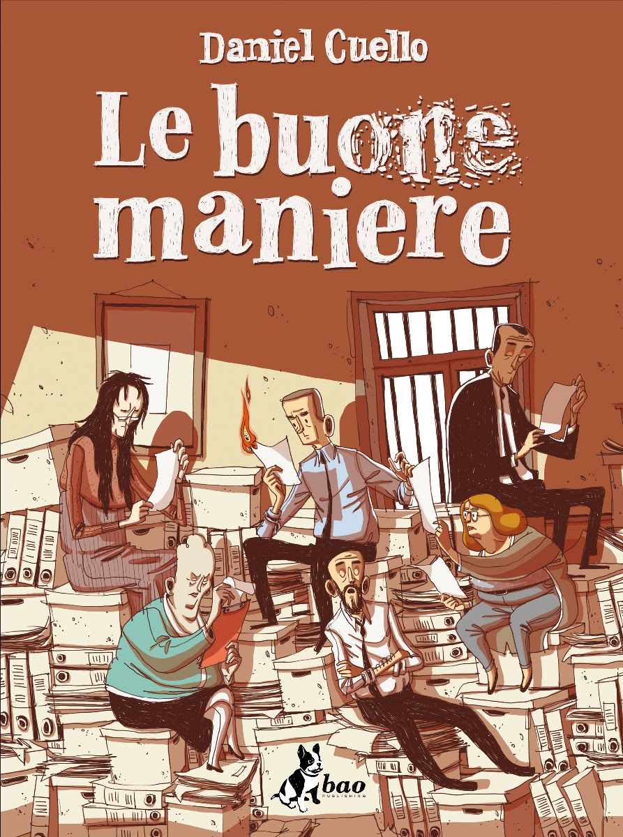 i protagonisti al centro della copertina de le buone maniere - nerdface